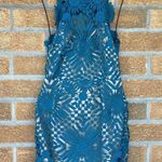 Saylor Free People X Teal Presley Lace Mini Dress medium Photo 1