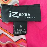 Iz Byer One Shoulder Pink Red White Mini Dress M Photo 9