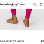 Spiritual Gangster love sculpt seamless 7/8 legging XS retail $78 Photo 8