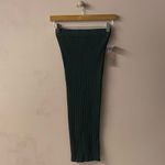 Forever 21 Contemporary Dark Green Ribbed Pencil Skirt NWT Size S Photo 2