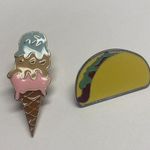 Lot Of 2 Brooch / Tack Pins Photo 1