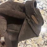 Abercrombie & Fitch Vintage Abercrombie Chocolate Brown Suede Shoulder Hobo Bag Tasseled 9x6x2.5 in Photo 6