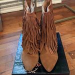Liliana Fringe boots with wedge, size 7.5 Photo 1