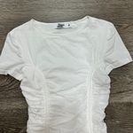 Tiger Mist Trinity Ruched Drawstring Mini Dress White Photo 7