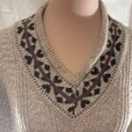 Geoffrey Beene  Knit Sweater with Geometric Pattern Photo 1