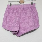 L Space Womens M Soleil Shorts Rosebud Terry Cloth Drawstring Lounge Sunflower Purple Size M Photo 3
