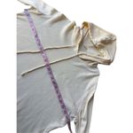 Brandy Melville  John Galt Buttery Yellow Waffle Knit Thermal Hoodie Photo 6