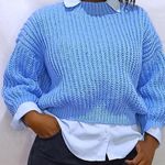 American Eagle Womens  crop Knit sweater D28 Photo 0