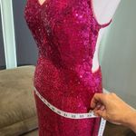 Women’s Pink Fully Sequined Mermaid Style Prom Party Dress Size XS NWOT Pink Photo 6