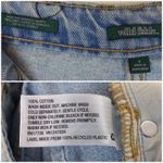 Wild Fable Denim Shorts Women 0 Doodle Print Bermuda Distressed High Rise Grunge Photo 7