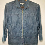 Coldwater Creek  GUC Size 14 Vintage Blue Denim Zipper Jacket Photo 0