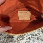 Coach  Signature Jacquard x Leather Demi Pouch 6348 beige Vintage Bagette Y2K Photo 7