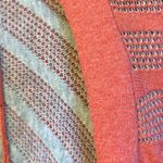 Lole Size SMALL Coral Pink Gray Cozy Elbow Sleeve Shrug Sweater Waterfall Front Photo 8