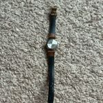 Women’s vintage dainty olive green/brown adjustable silver stainless steel watch Green Photo 7