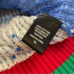 Blizzard Bay Ugly Christmas Sweater XL Alien Santa Snowman 3D Appliqué Blue Photo 6