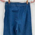 Lilly Pulitzer Wide Leg Denim Jeans Blue High Rise Side Zip Women's Size 6 Photo 7