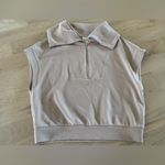 Varley  Dexter half zip sweat light taupe size large Photo 2