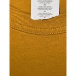 Champion Urban Outfitters   Heritage Long Sleeve Cropped Tee Mustard Yellow XS Photo 4