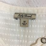 Lucky Brand Ivory Blouse Size M Photo 6