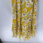 Banana Republic  yellow floral longsleeve preppy boho tiered tie maxi dress 0 NWT Photo 11