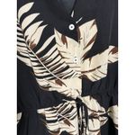 SheIn 🩵🩵 Women's Black And Tan Tropical Print Dress, Cover Up, Vacation, XL🩵🩵 Photo 3