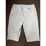 Jamie Sadock White Golf Capri Cropped Pants Ladies Size 10 Zipper Pockets Photo 1