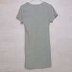 Entro  Gray Short Sleeve Round Neck Casual Mini Dress women's size medium Photo 6