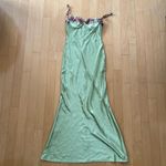 Princess Polly  Kenzie silky floral green maxi dress  Photo 1