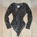 Cheetah Print Bodysuit Multi Size M Photo 0
