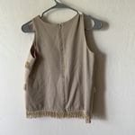 Anthropologie Sunday Brooklyn Gold Fringe Top Photo 6