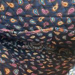 Vera Bradley  Large Messenger Bag Crossbody Paisley Brown Floral Laptop Purse Photo 5