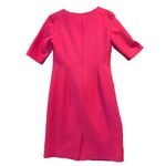BOSS Daletana Sheath Dress MIDI Size 8 Hot Pink Career Business Party Preppy Photo 1