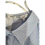 English Factory  Navy & White Oxford Pinstripe Mini Dress Sz Small NWOT Photo 4