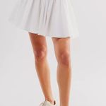 Free People  White Flowy Gaia Skirt Small Photo 0