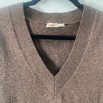 Faherty  Jackson Brown Sweater Vest Organic‎ Cotton Womens Large Mocha Academia Photo 5