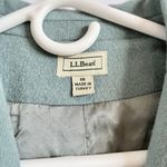 LL BEAN Jacket Blazer Wool Cashmere Modest Classic Light Blue Sz 8R Photo 3