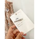 Mac Duggal  93566 Peach Embellished V-Neck Sleeveless Column Gown Size 2 NWT Photo 5