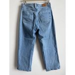 ZARA  Women’s Medium‎ Wash High Rise Wide Leg Baggy Jeans Blue Denim Size 8 Photo 1