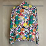 Nickelodeon 2021 Women Cowl Neck Full Zip cartoon Jacket Rugrats,Hey Arnold|SZ:L Photo 1