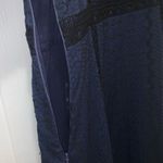 Free People Wherever You Go Mini Dress Lace Cutout Black Navy Tunic Photo 4