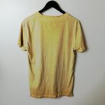 Victoria's Secret Pink T Shirt Bleached Hombre Style Graphic Tee Cotton Yellow S Photo 3