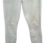 Mother Denim Looker Ankle Fray Jeans‎ in Glass Slipper White Size 26 Photo 5