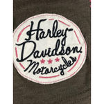 Harley Davidson  Motorcycles Womens Tee Graphic Print Baseball Tee Brown Pink 1X Photo 5