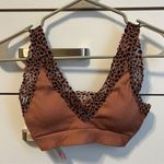 PINK - Victoria's Secret Victorias Secret Pink Mauve Pink Bra with Leopard Cheetah Trim Photo 0
