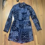 Abercrombie & Fitch XS blue bandana print dress Photo 4