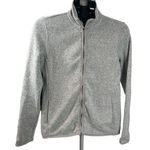 G.H Bass & CO Men's Fleece Full Zip Jacket Size women’s medium Gray Photo 0
