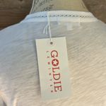 Goldie NWT  Link Embroidery Ruffle Sleeve Top White Size Small Photo 7