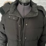 LL Bean Black Hooded Puffer Coat, Size M Size M Photo 4