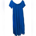 Ted Baker Women's Size 1/ US 4 Blue Floral Melma Harmony Accordion Pleat Dress Photo 2