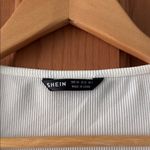 SheIn  Size Extra Small XS Women's Teen Girl White Ribbed Crop Top Photo 1